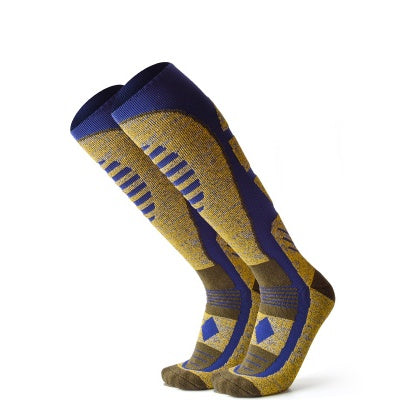 Long Tube Thickened Hiking Socks Men’s Warm Equipment Quick-Drying Socks - Yellow