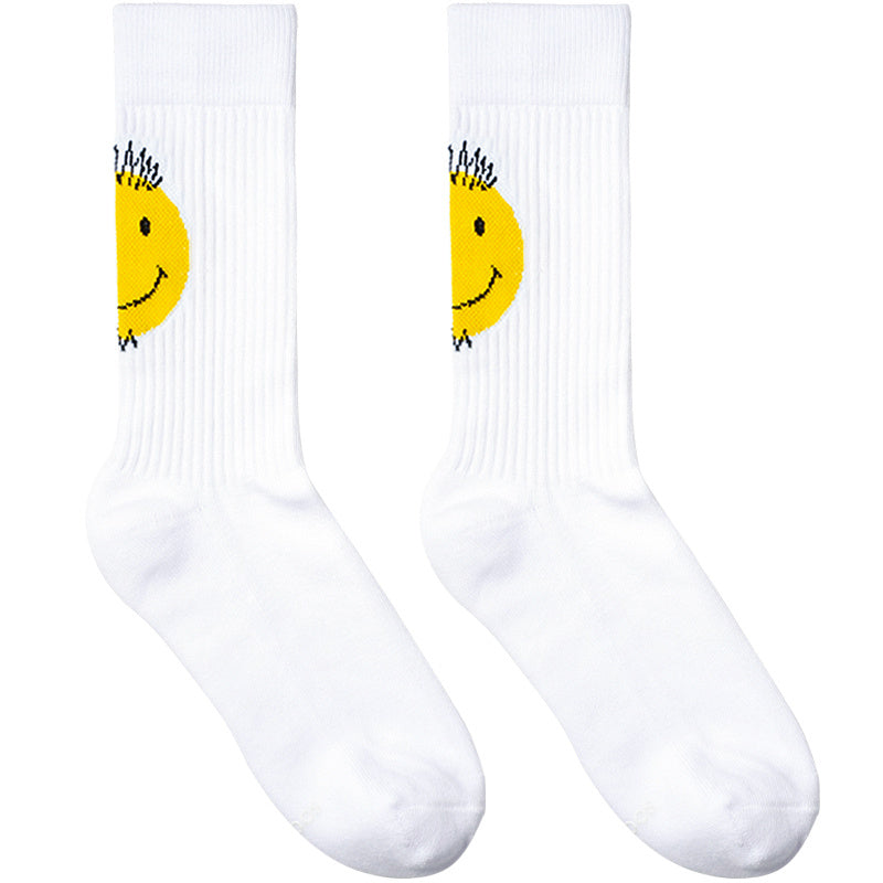 Sports Fitness Socks - Smile / One size