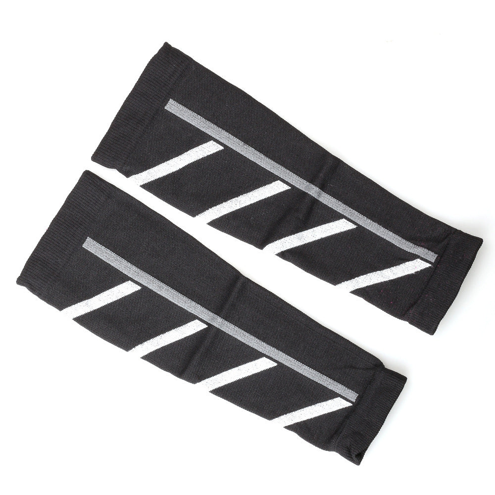 Calf Fitness Exercise Pressure Leg Gaurd Set - Black / Free Size