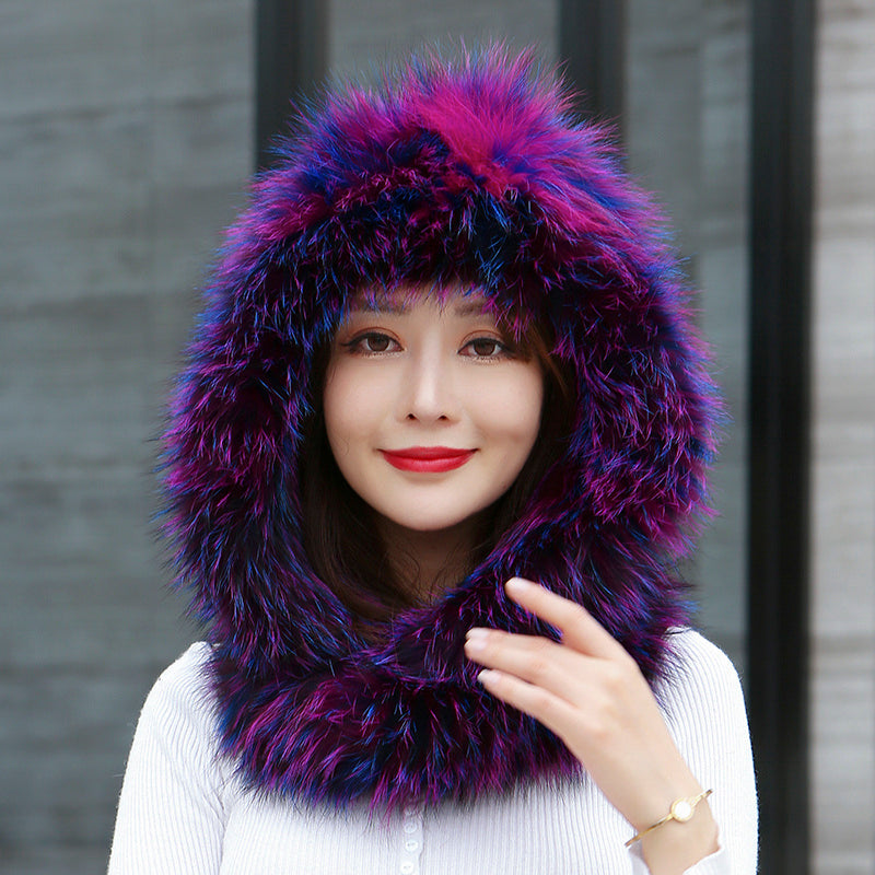 Fox fur scarf - ColorB