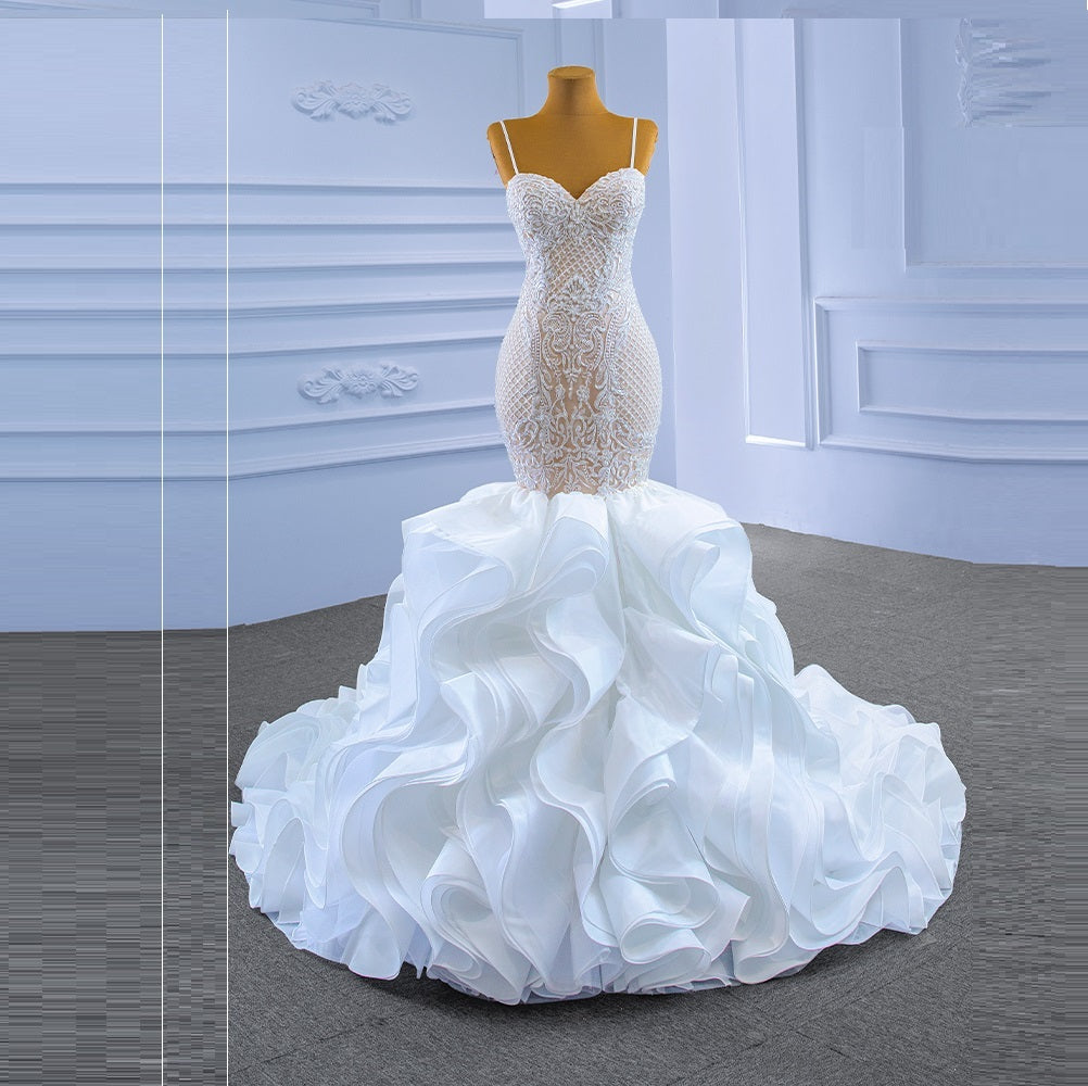 Slim Fishtail Toast Host’s Performance Dress - White / 2