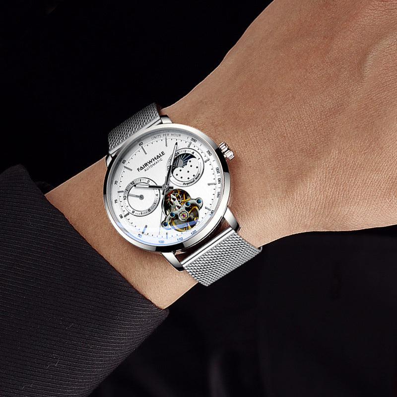 Unleash Stealth Black Surface Steel Belt Timepiece - D