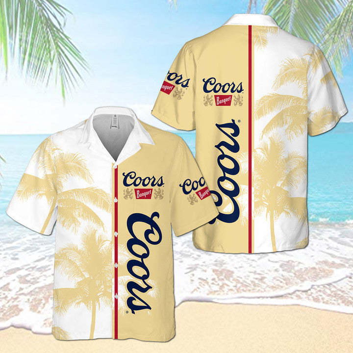 3D Digital Printing Personality Pattern Casual Summer Short Sleeve Shirt - Yellow / S