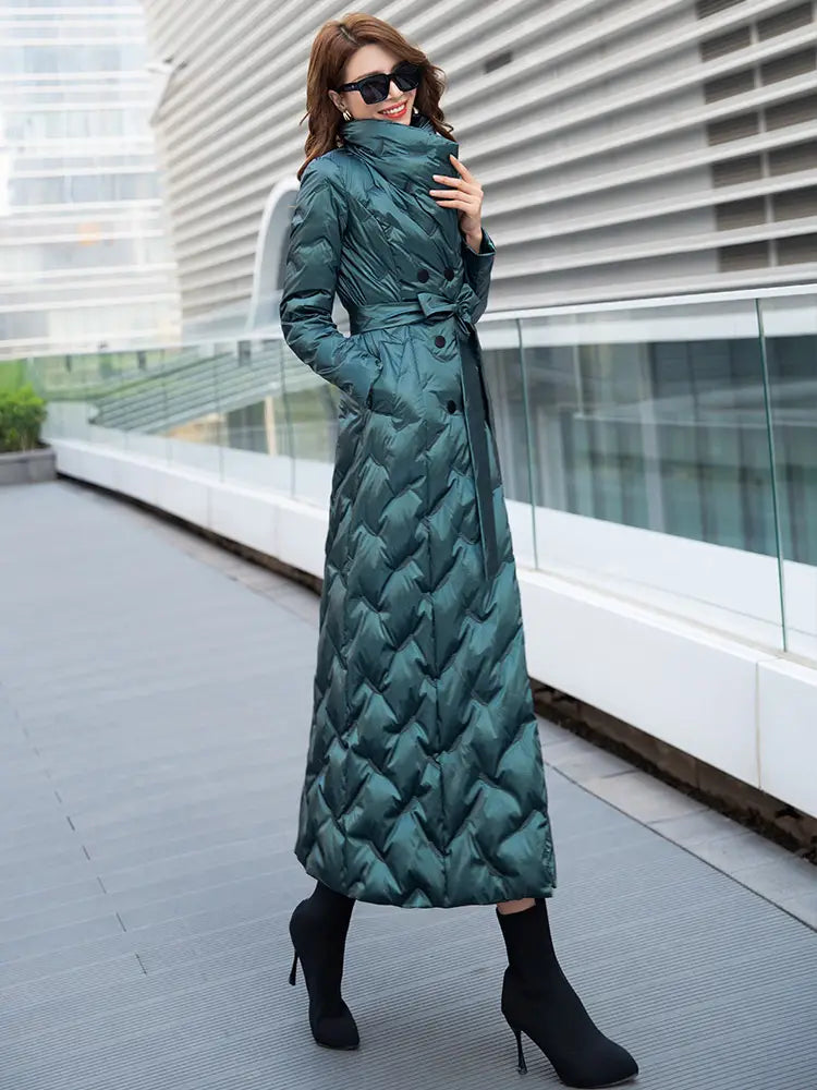 Women’s long down jacket