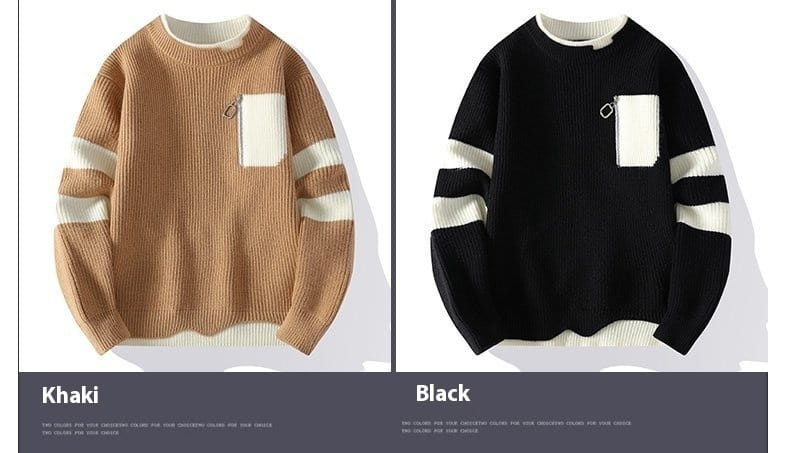 Autumn And Winter New Casual Sweater Boys Knitted Bottoming Shirt