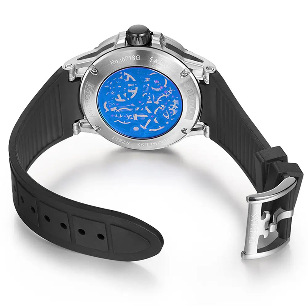 Luminous Mechanical Marvel Stainless Steel Luxury Clothing Accent