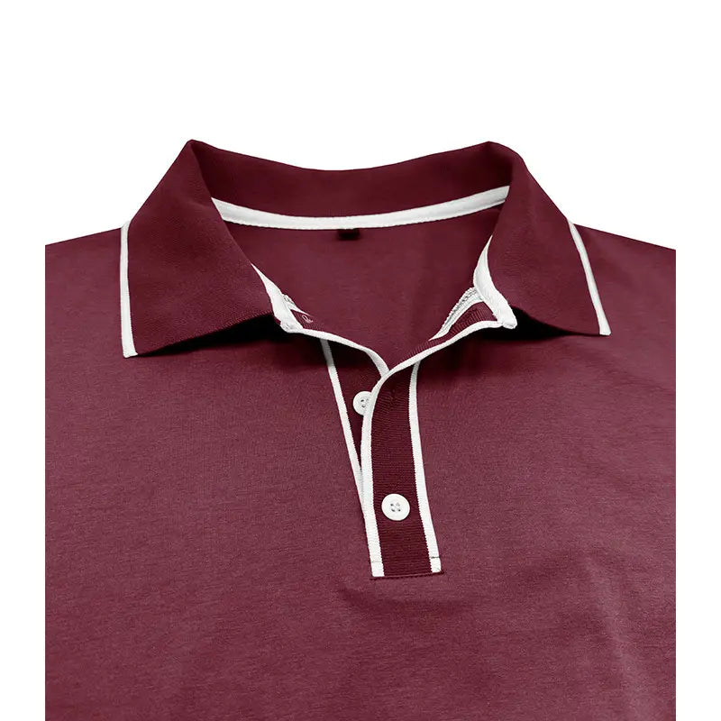 European And American Style Men’s Clothing Short Sleeve Lapel Jacquard