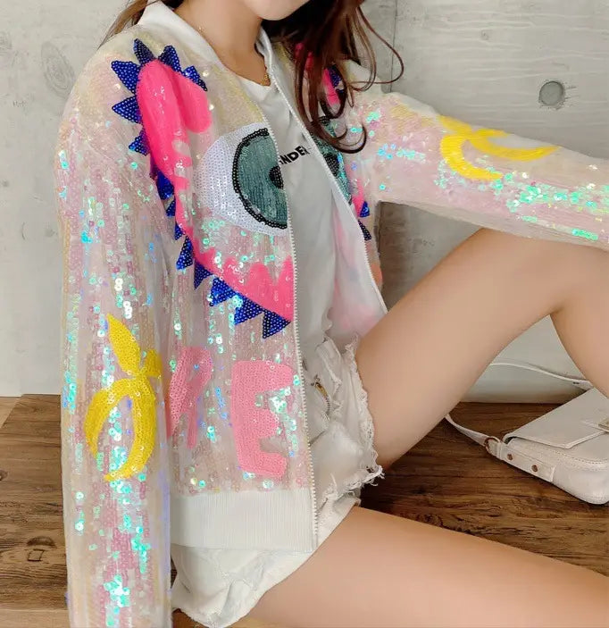 Colorful Sequined Jacket Costume