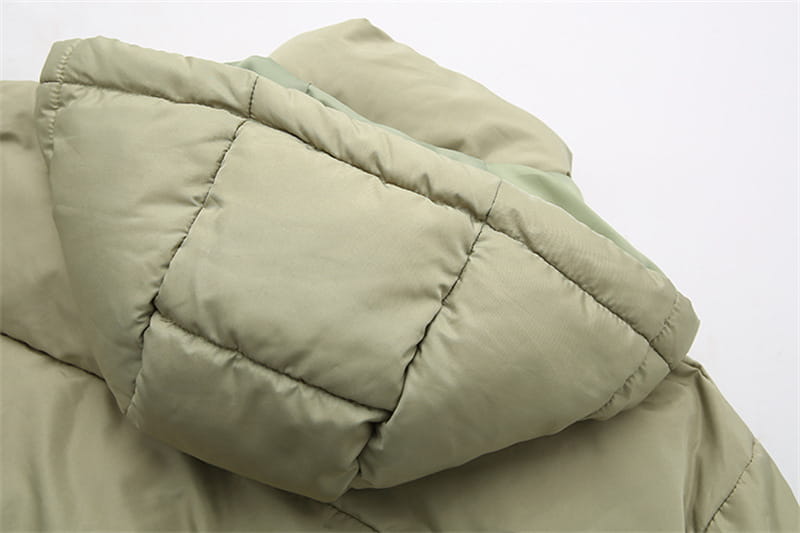 Pure Color Cotton Bread Coat Casual Loose Jacket
