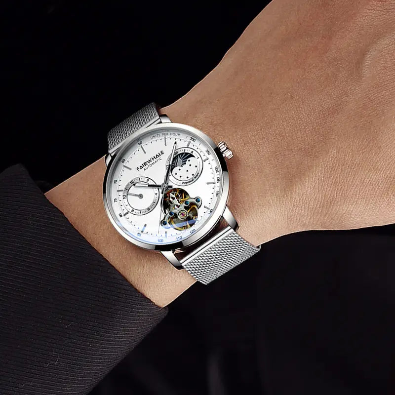 Unleash Stealth Black Surface Steel Belt Timepiece