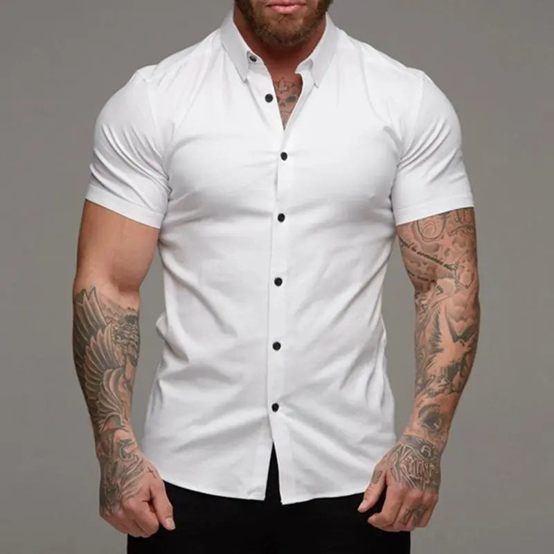 Muscle Men’s Fitness Shirt Short Sleeve
