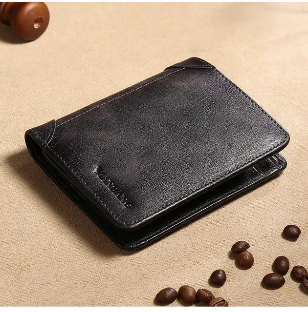 Cross Border New Leather Men’s Wallet