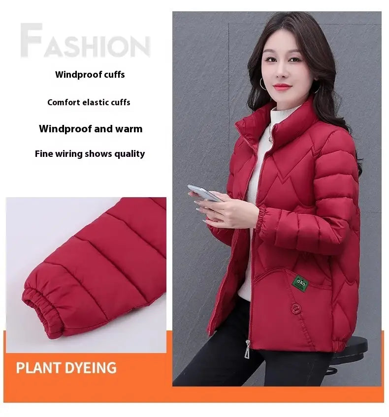 High-end Down Cotton-padded Coat For Women Winter Thickened