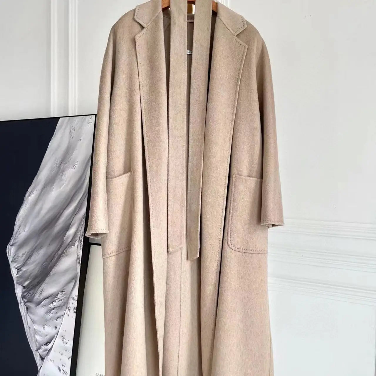 Double-sided Corrugated Cashmere Coat