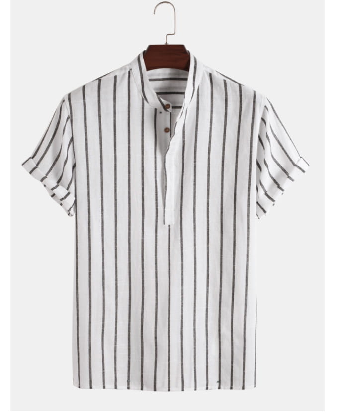 Men’s Bamboo And Linen Shirt