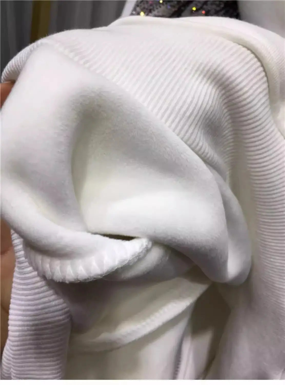 Heavy Embroidery Hot Drilling Light Luxury Front And Rear Wings Hooded Fleece Padded Coat Sweater