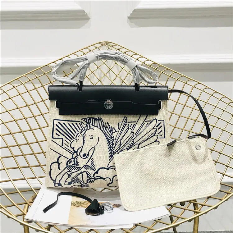 Kelly Canvas Graffiti Bag Steal The Show