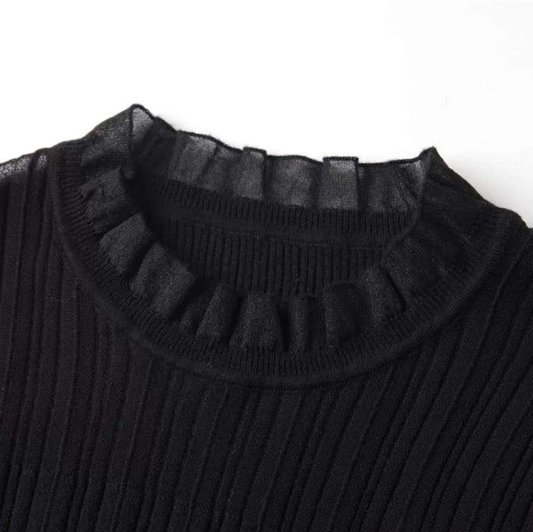 French Chic Small Top Lace Bottoming Shirt For Women