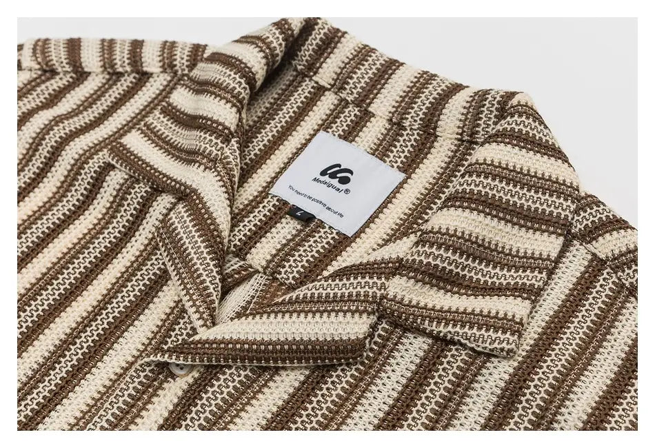 Shirt Men’s Loose Short Sleeve Jacket