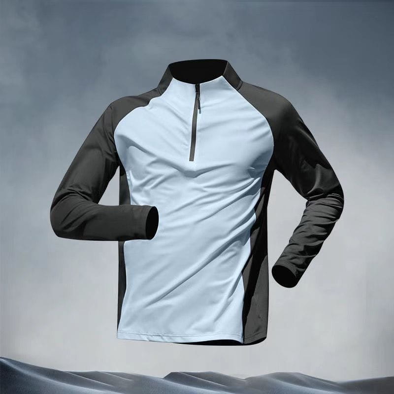 Half Zipper Training Wear Men’s Quick Drying Clothes Long Sleeve Trousers Suit