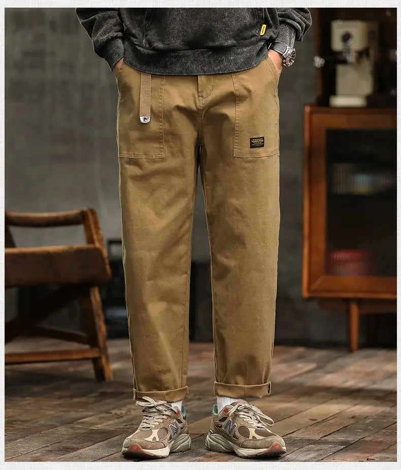 Trendy Men’s Clothing Retro Overalls Fashion Brand
