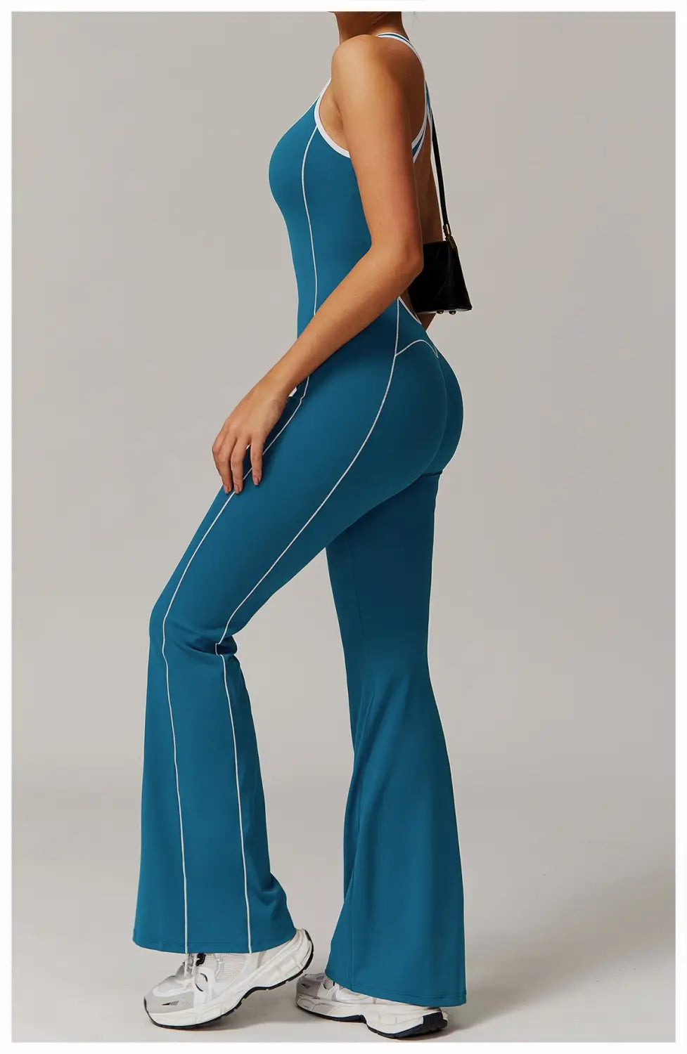 European And American Hollow Beauty Back Yoga Clothes Dance Sports Jumpsuit