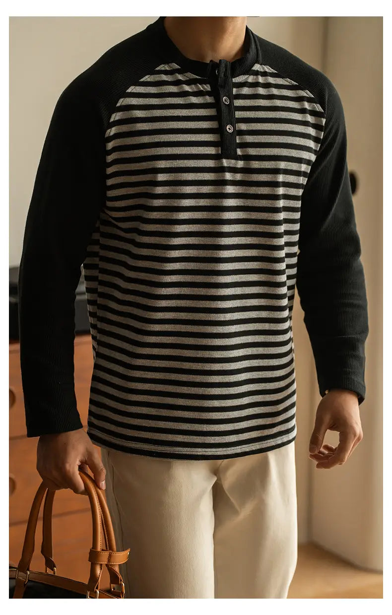 Men’s Spring Leisure Loose Bottoming Shirt Men