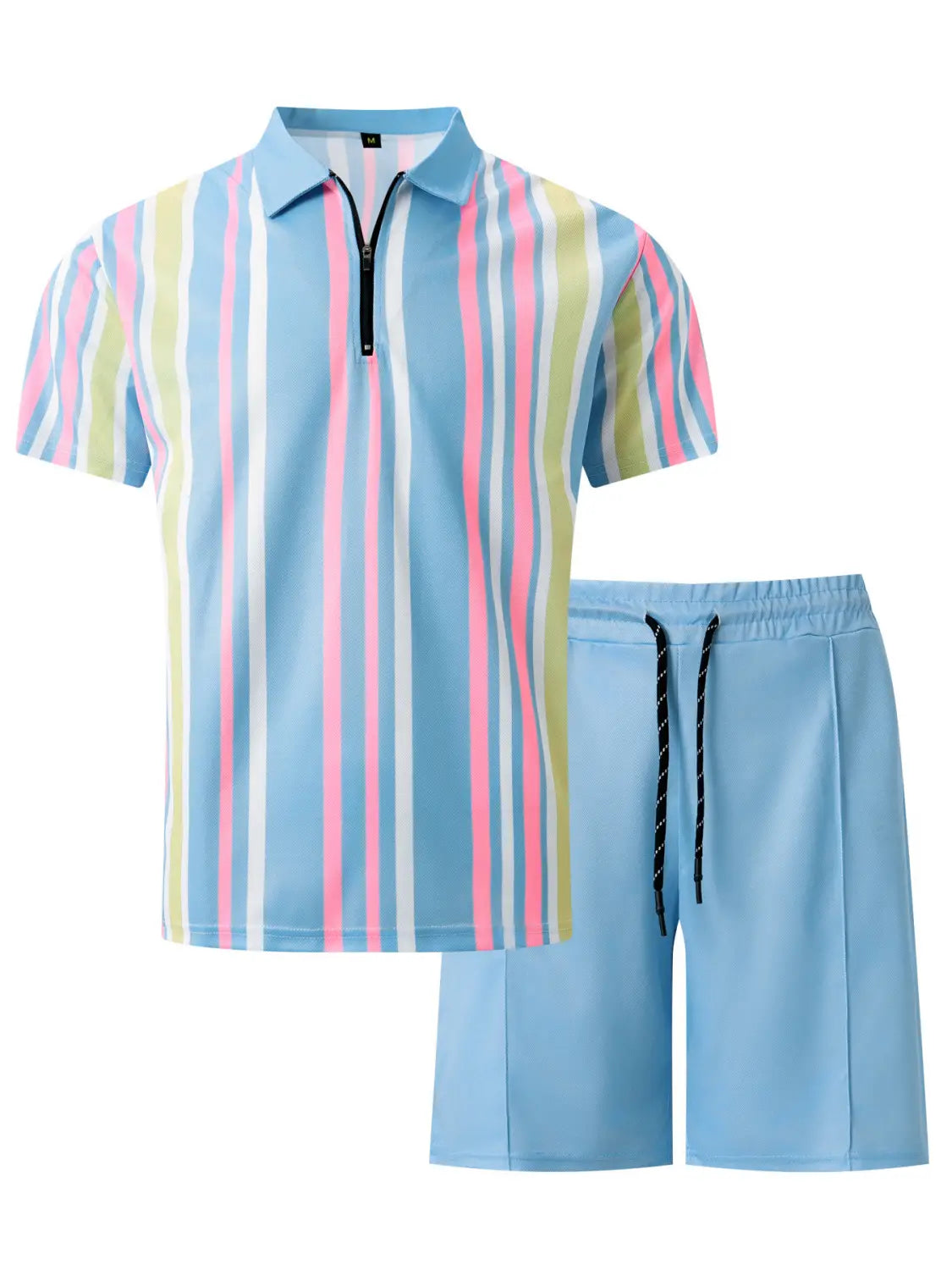 Short-sleeved Shorts Two-piece Sports And Leisure Men’s Suit