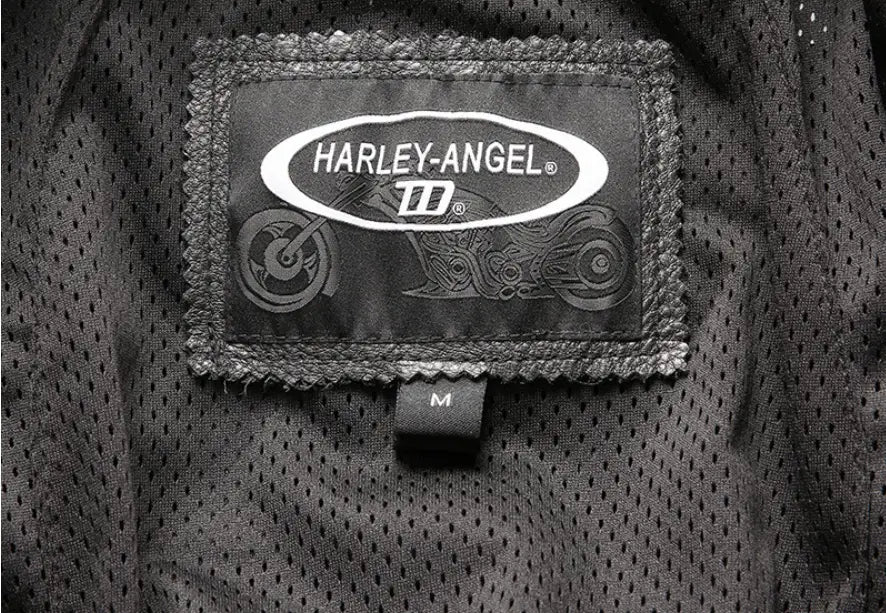Men’s Genuine Leather Stand Collar Slim Motorcycle Suit