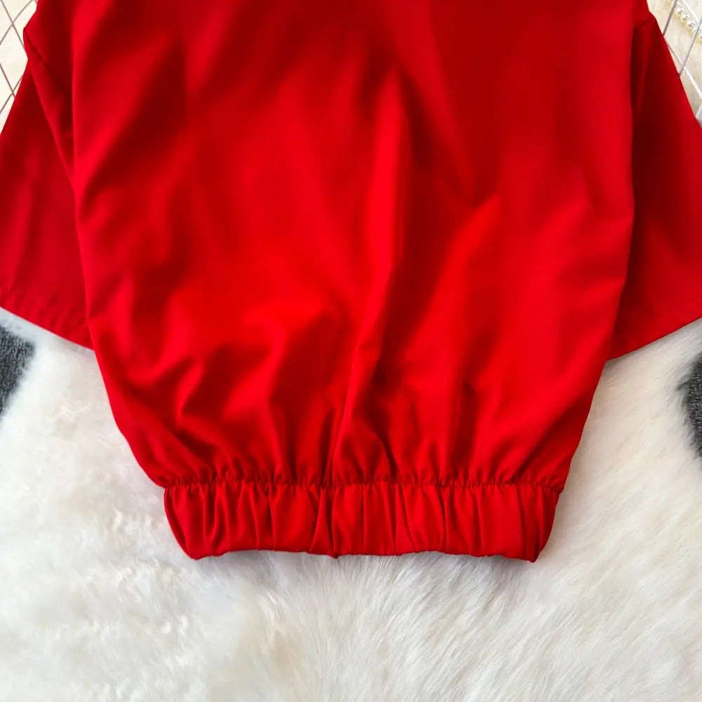 Summer French Minority Design Blouse Shirt For Women