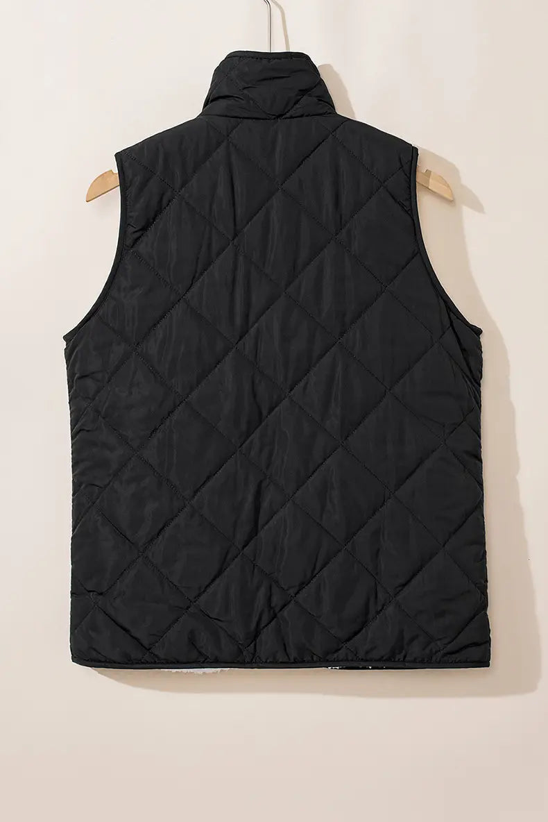 Fashion Pure Color Warm Keeping Double-sided Vest For Women