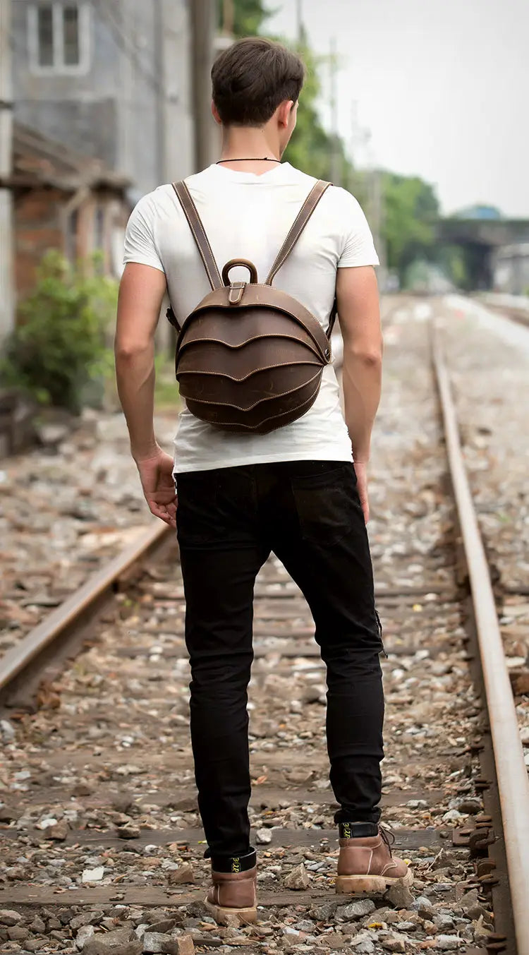 Unisex Retro Vintage Handmade Backpack