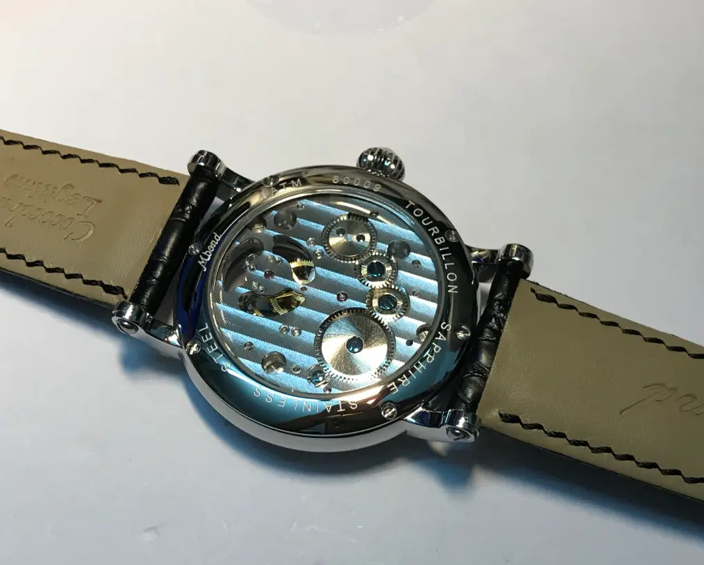 Tourbillon Time Machine Mechanical Movement Luxury Watch