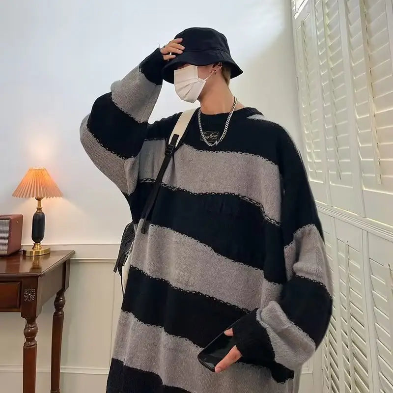Simple All-match Round Neck Pullover Sweater