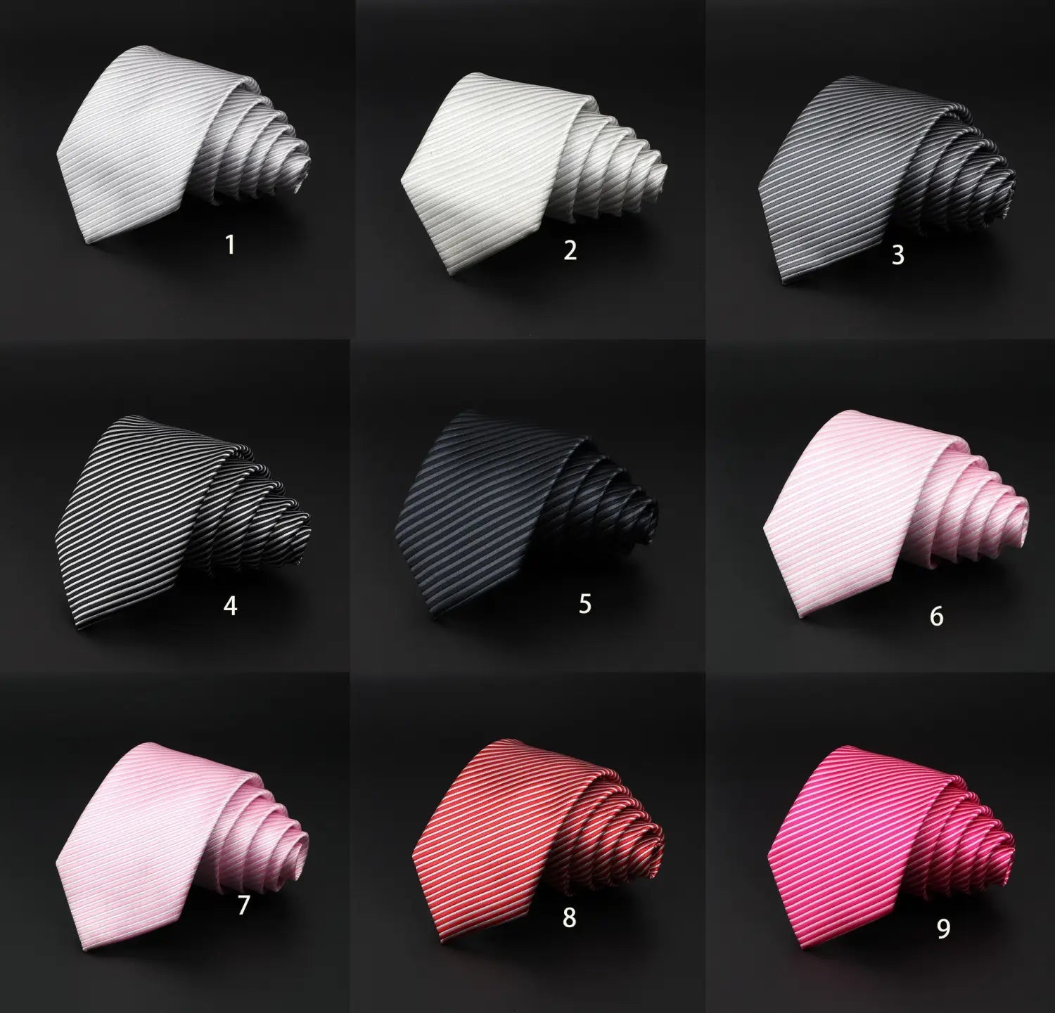 Men’s Striped British Gentleman Polyester Fiber Tie