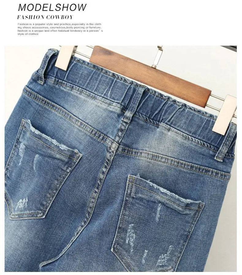 Oversized Jeans Women’s Loose High Waist Harem Pants