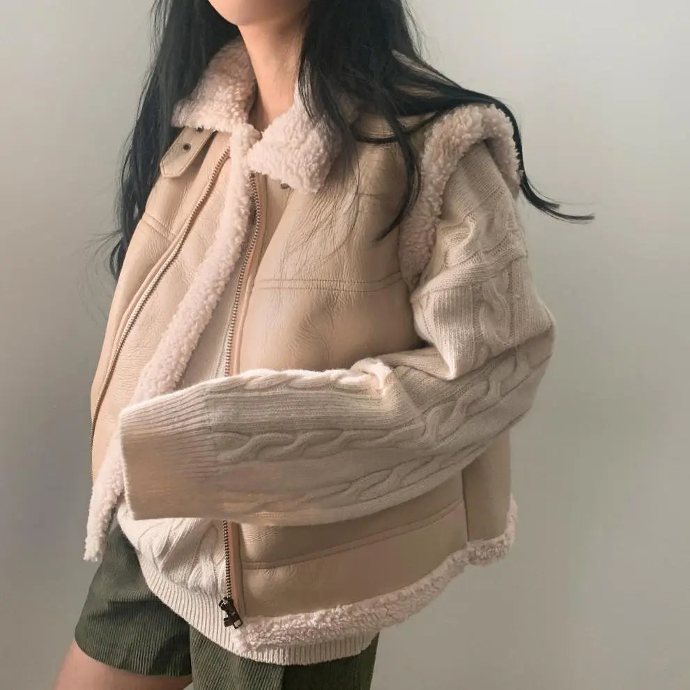 All-match Zipper Vest Jacket Coat For Women