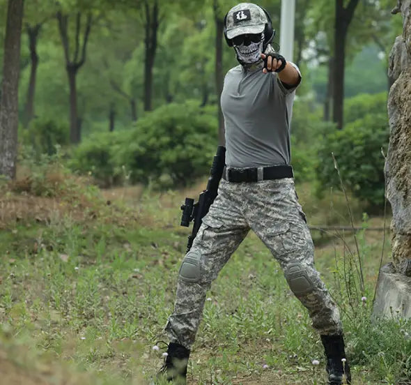 Shield Lang Frog Suit With Camouflage Pants Male