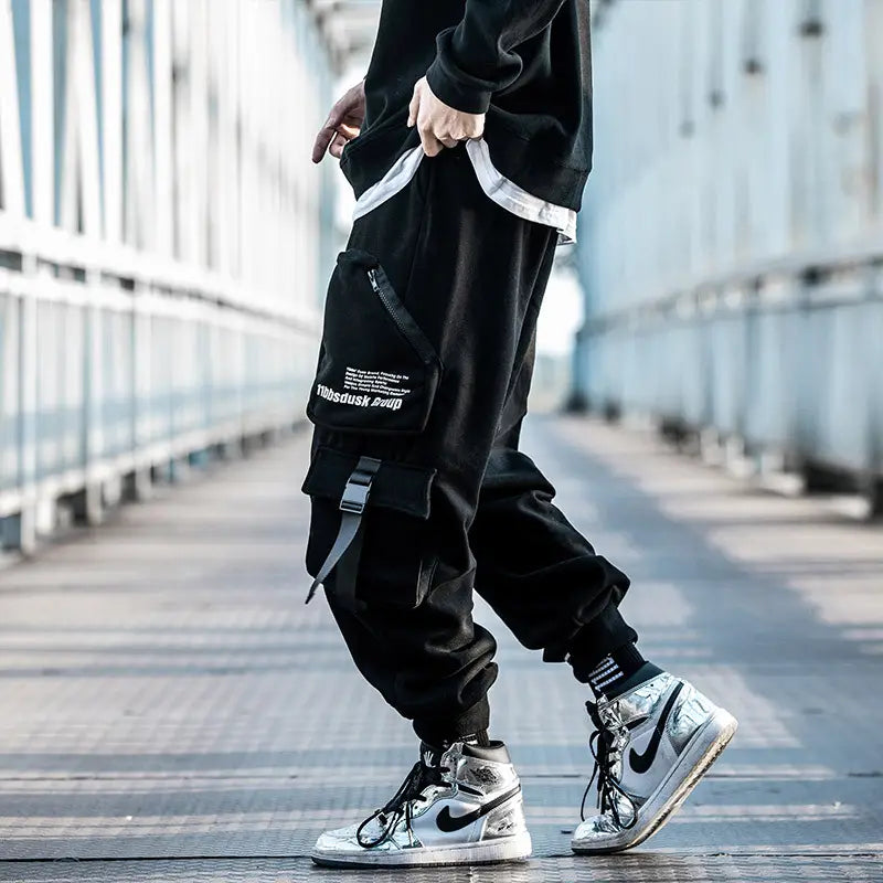 Men’s Autumn And Winter Sports Sweatpants Tide Brand Functional Wind Beam Pants
