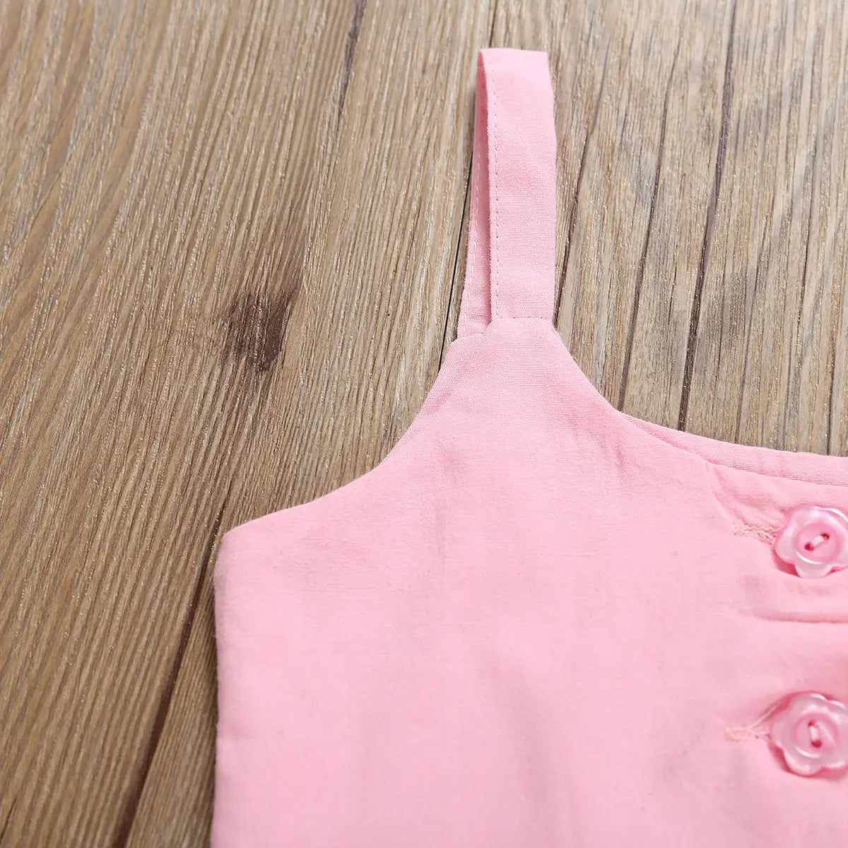Maple flamingo print ruffled children’s clothing