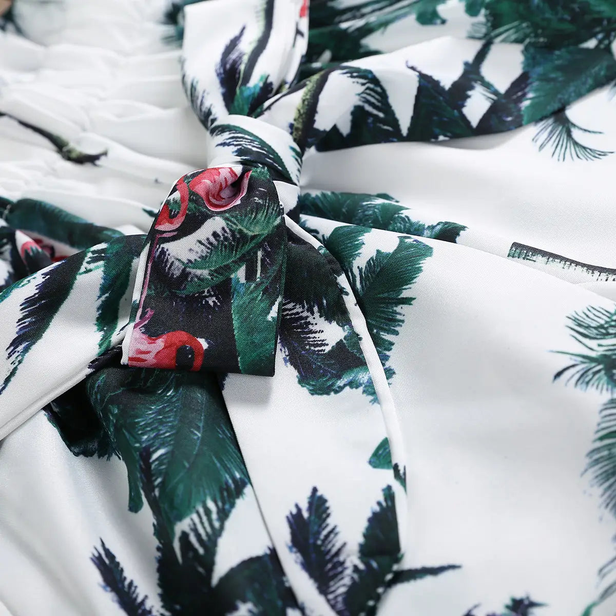 Maple flamingo print ruffled children’s clothing