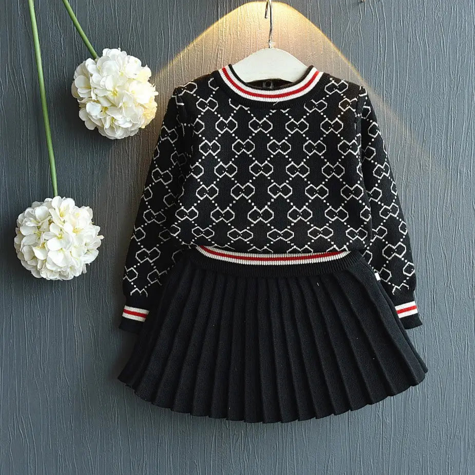 Girls’ Suit All-match Sweater Knit Sweater