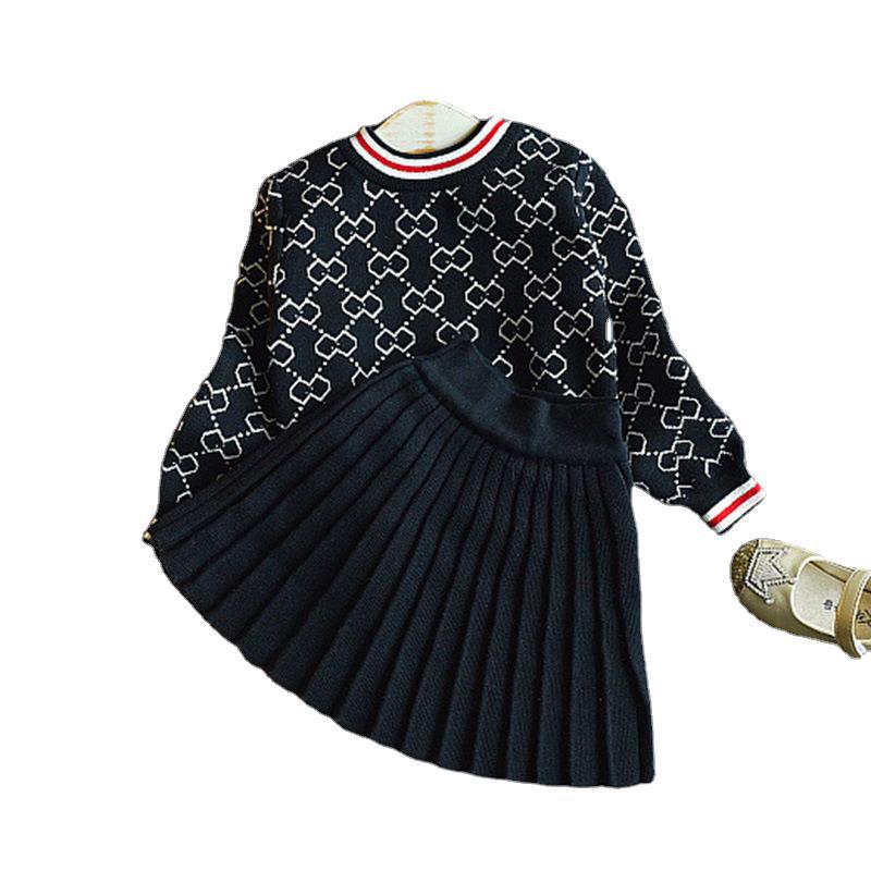Girls’ Suit All-match Sweater Knit Sweater