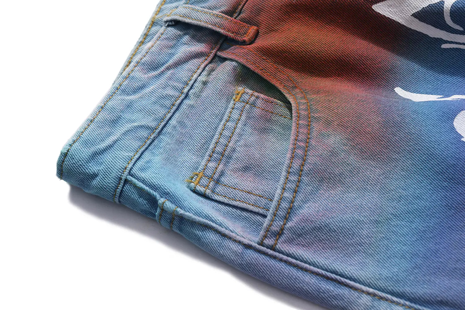 Madeextreme Street Brand Spring Summer New Love Wei La Hip Hop National Trendy Men’s Vibe Jeans