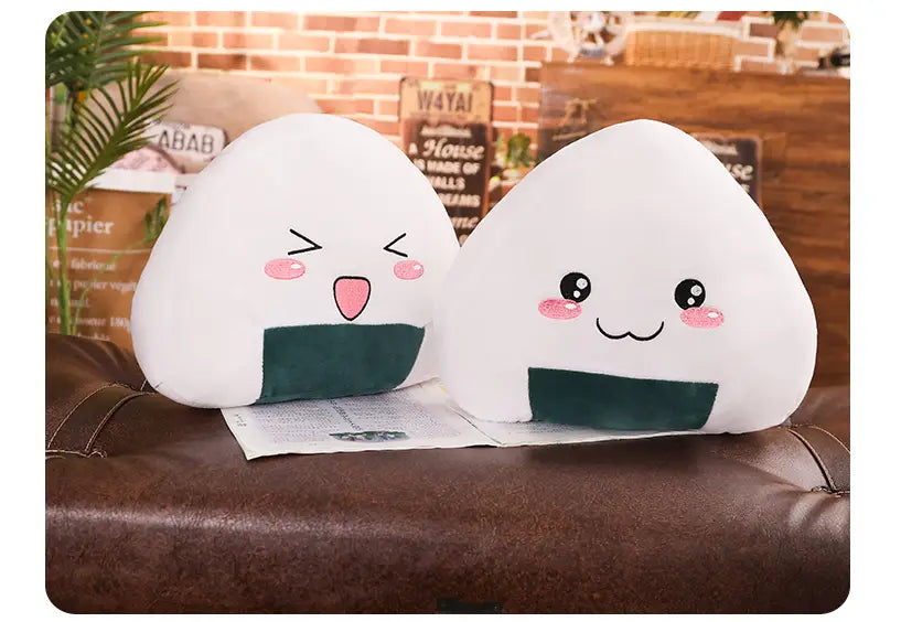 Cartoon Anime Rice Ball Plush Toy Plush Doll Large Sleeping Pillow Ragdoll Doll Children’s Day Gift