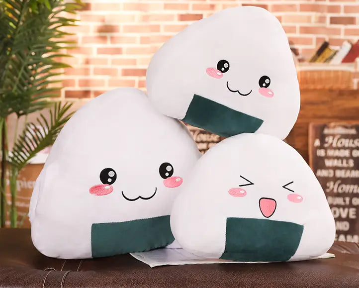 Cartoon Anime Rice Ball Plush Toy Plush Doll Large Sleeping Pillow Ragdoll Doll Children’s Day Gift