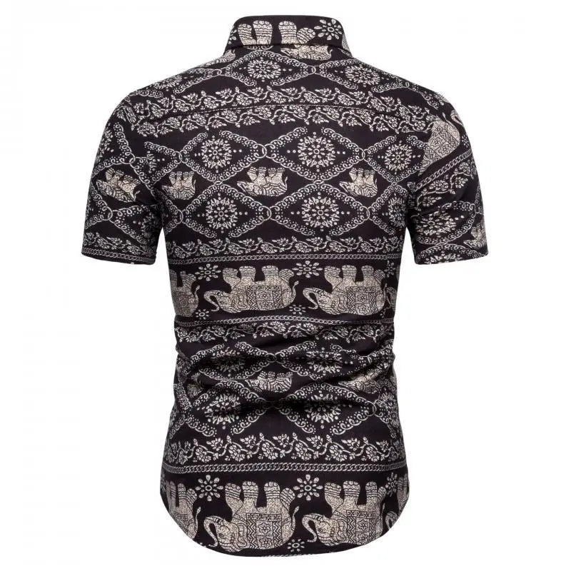 Men’s Linen Shirts Slim Fit Dress Shirt
