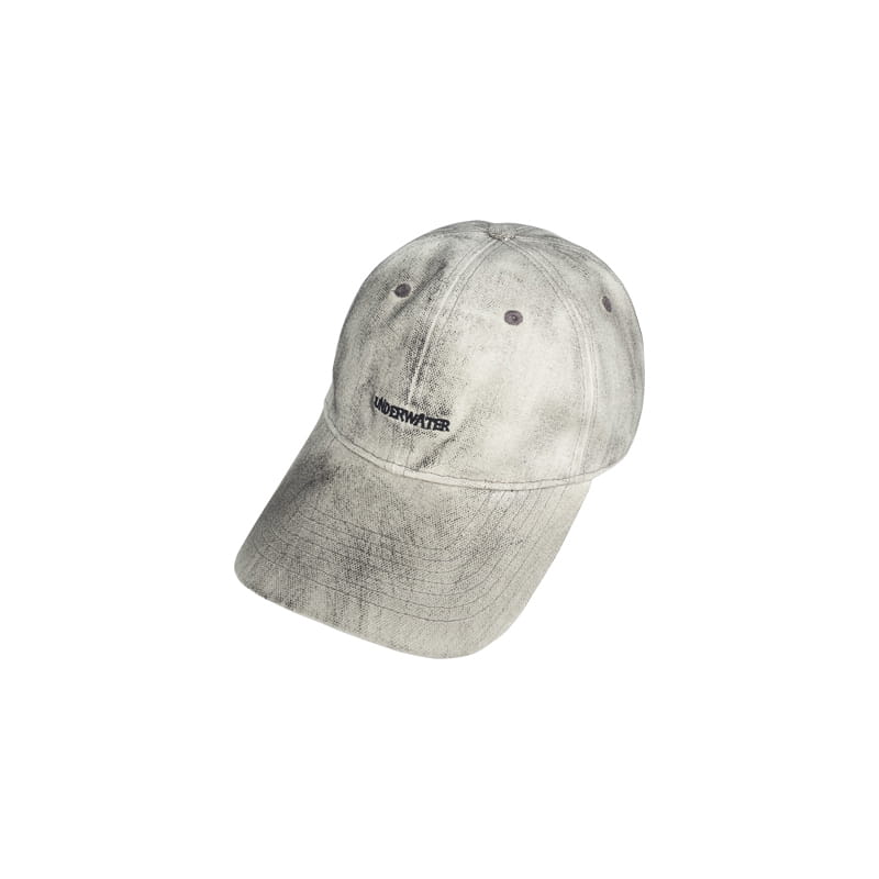 Embroidery Washed And Old Inkjet Canvas Bent Brim Hat Baseball Cap