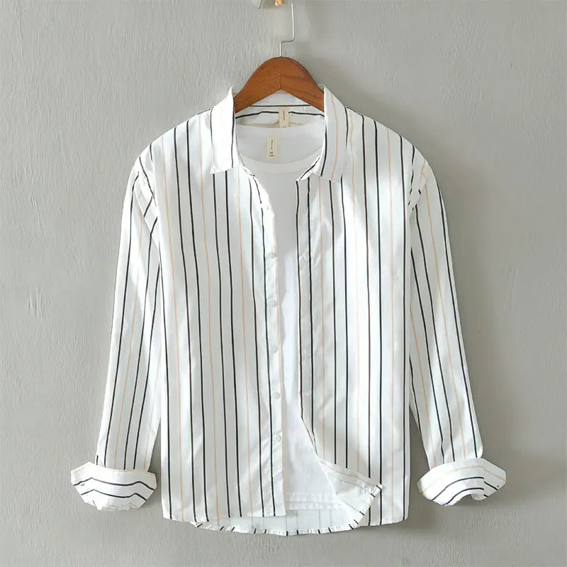 Casual Trend Color Striped Shirt