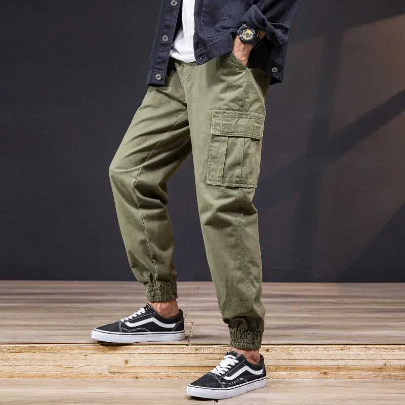 Spring New Camouflage Pants Men’s Korean Version Of The Trend Of Footwear